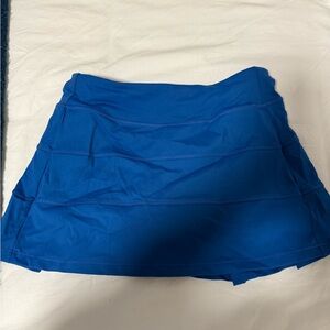 Blue Athletic Golf Skirt